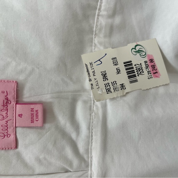 NWT Lilly Pulitzer White Sandi shift Dress size 4 - Picture 6 of 6